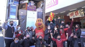 Foto 2 / Caminhão de Prêmios da Lojas MM sai para Prudentópolis